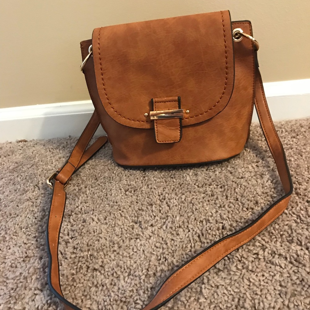 Brown crossbody purse